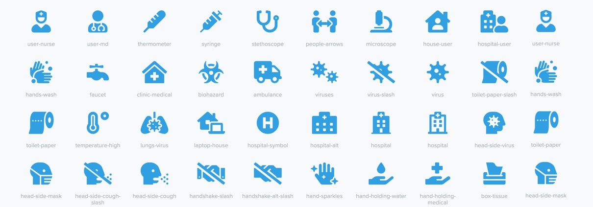 Font Awesome launches font for "corona awareness"