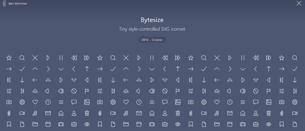 Icon Fonts: Bytesize