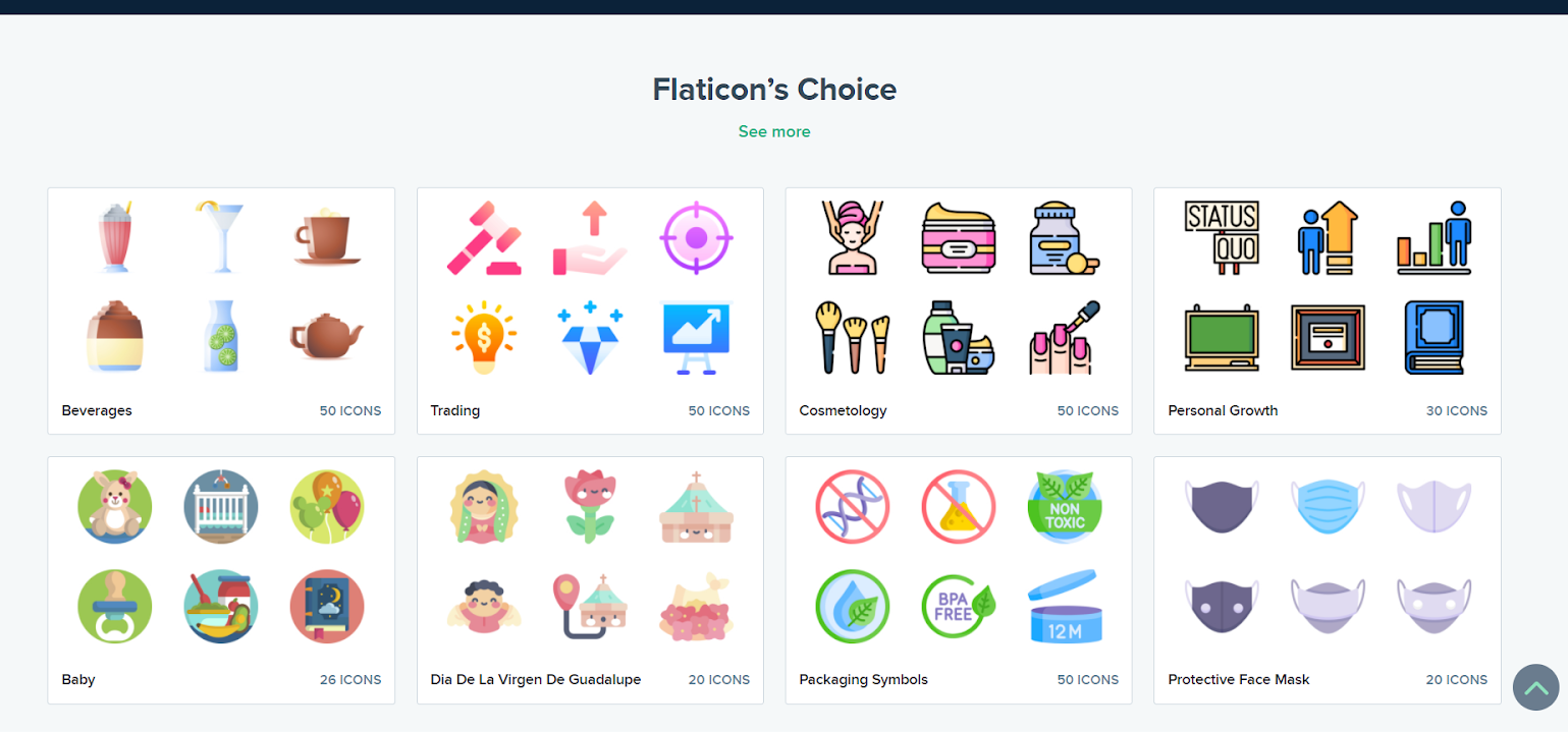 Icon fonts: Flaticon