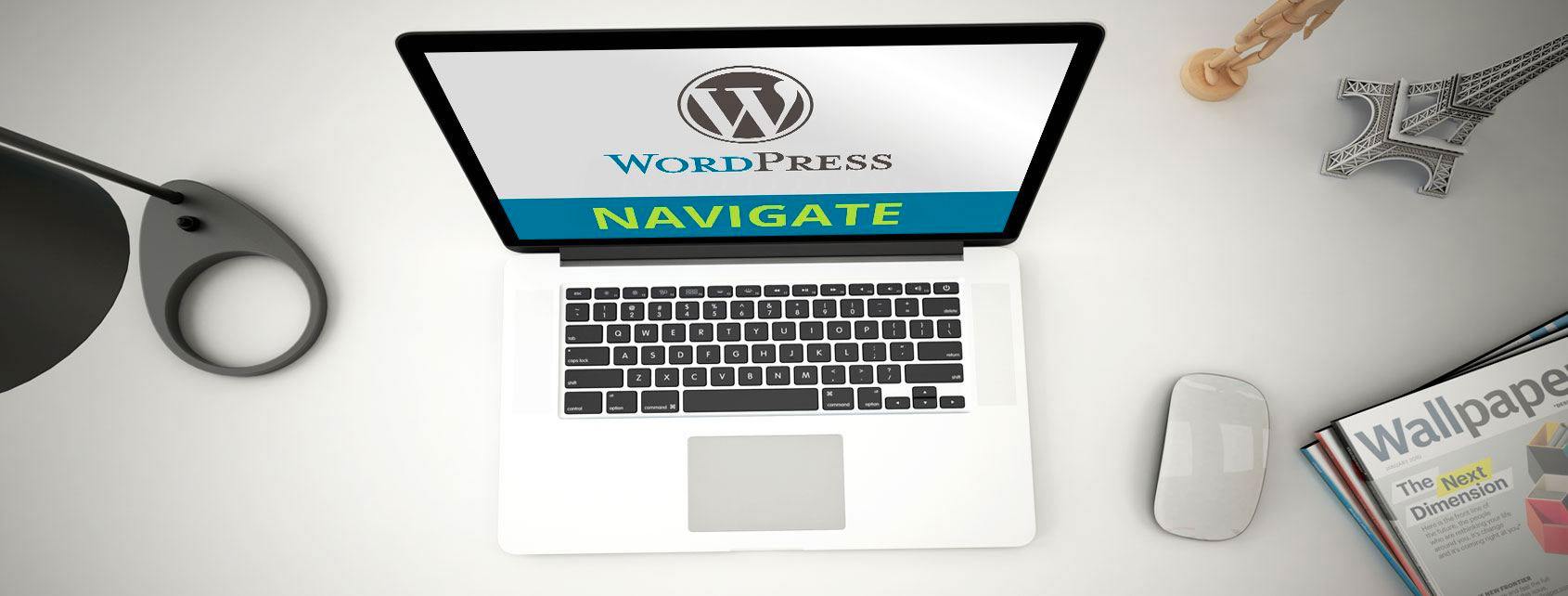 How do you change your menu navigation in WordPress?